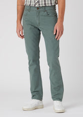 Wrangler Greensboro Męskie Spodnie Materiałowe Thyme W15QDRG37 112334234